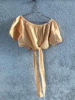 Yellow checkered crop