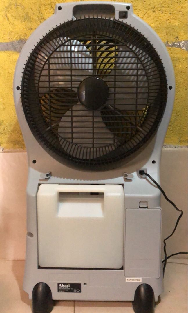 Akari Rechargeable Evaporative Air Cooler Fan with Ionizer, Furniture