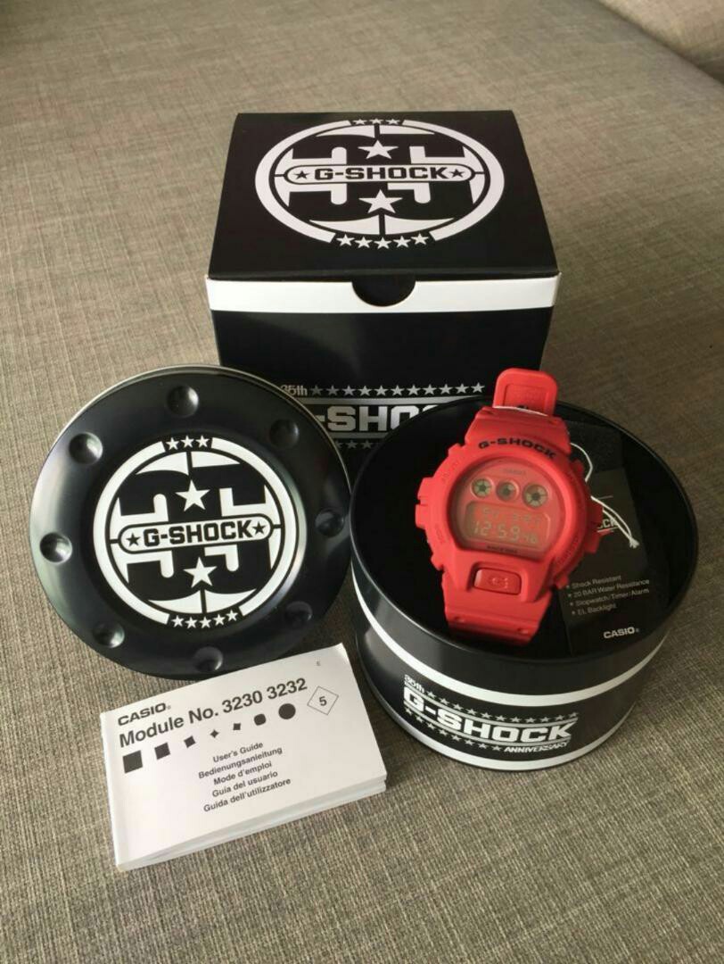 G shock anniversary red discount