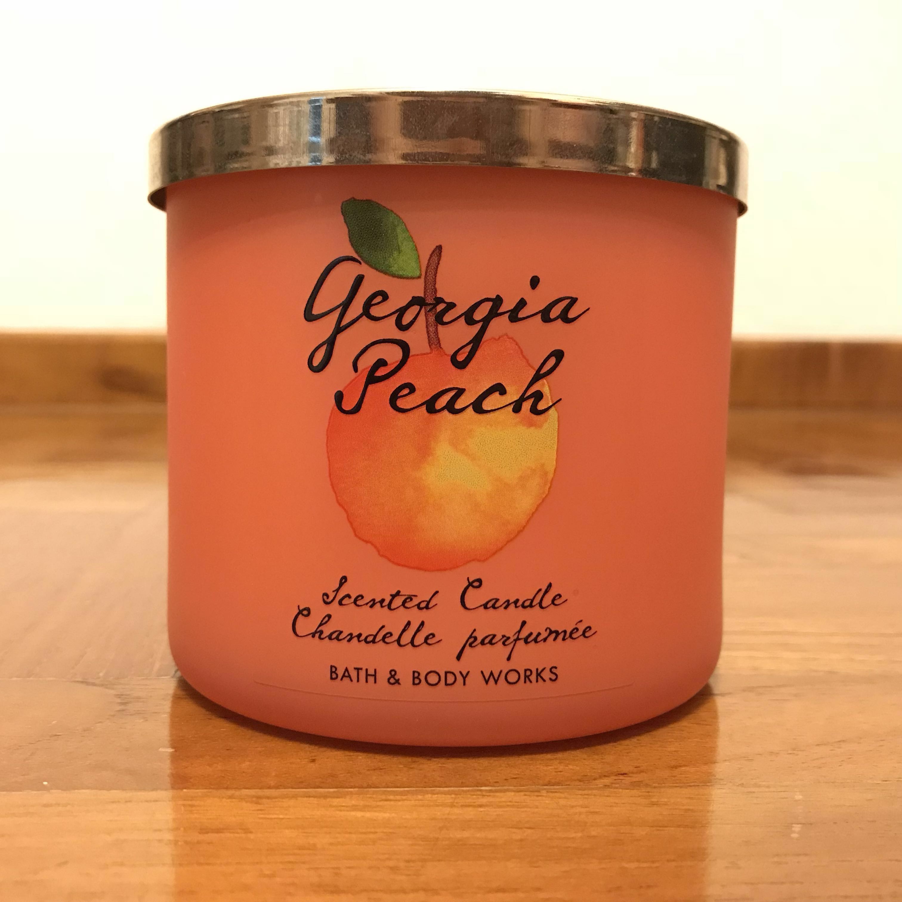 Bath And Body Works Georgia Peach Scented Candle Furniture Others On Carousell