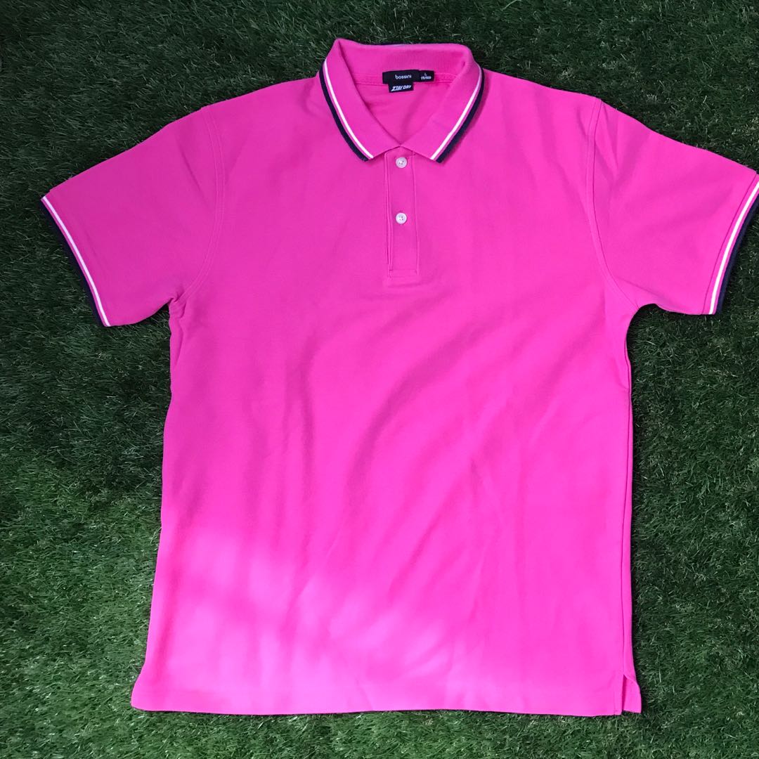 Bossini Ztay Dry Pink Polo Shirt, Men's Fashion, Tops & Sets, Tshirts ...