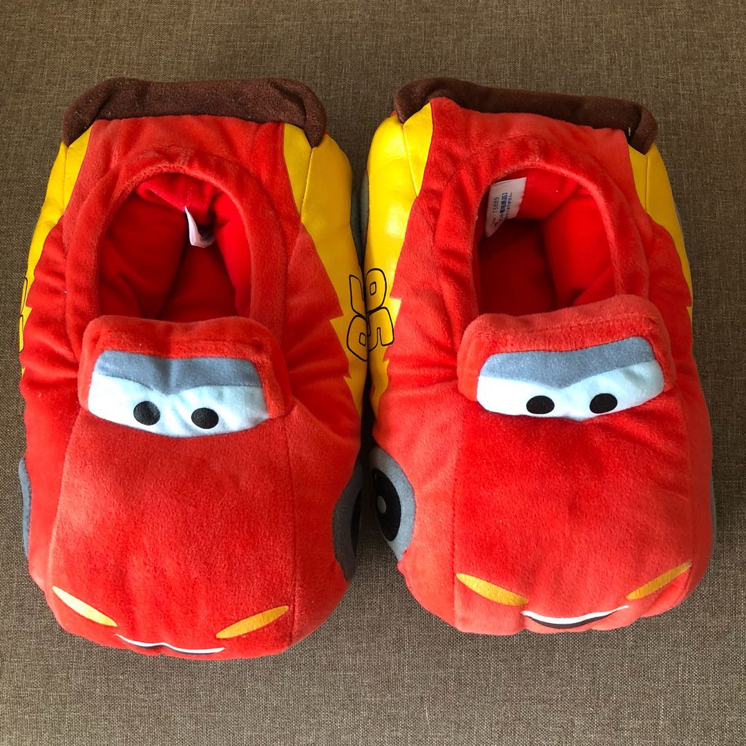 Brand New Disney Cars Lightning McQueen Kids Bedroom Slippers, Babies & Kids, Babies & Kids