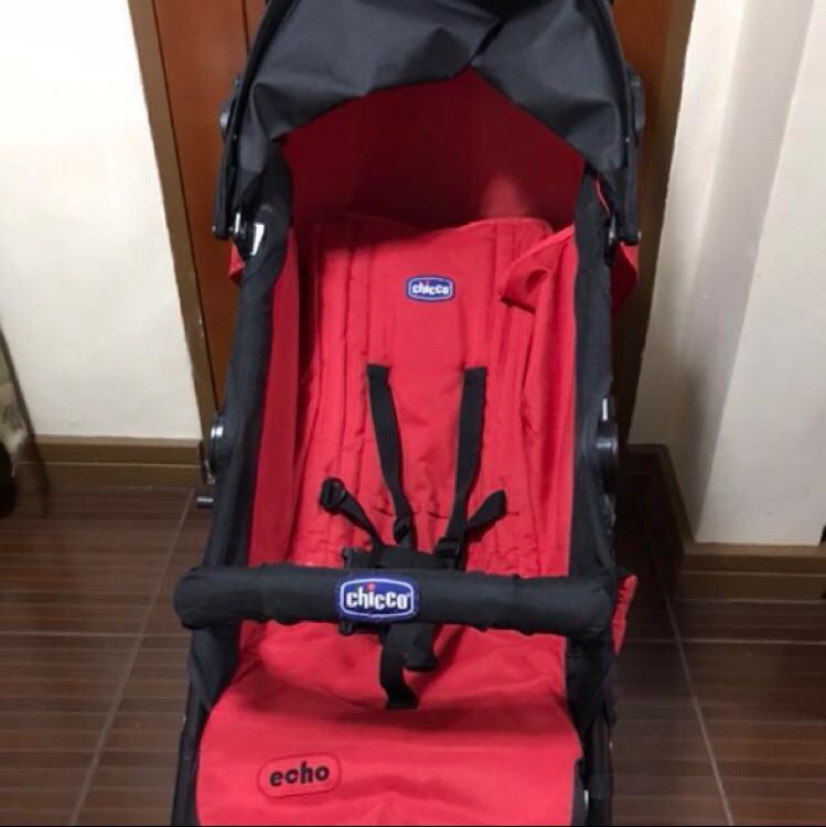 chicco echo stroller red