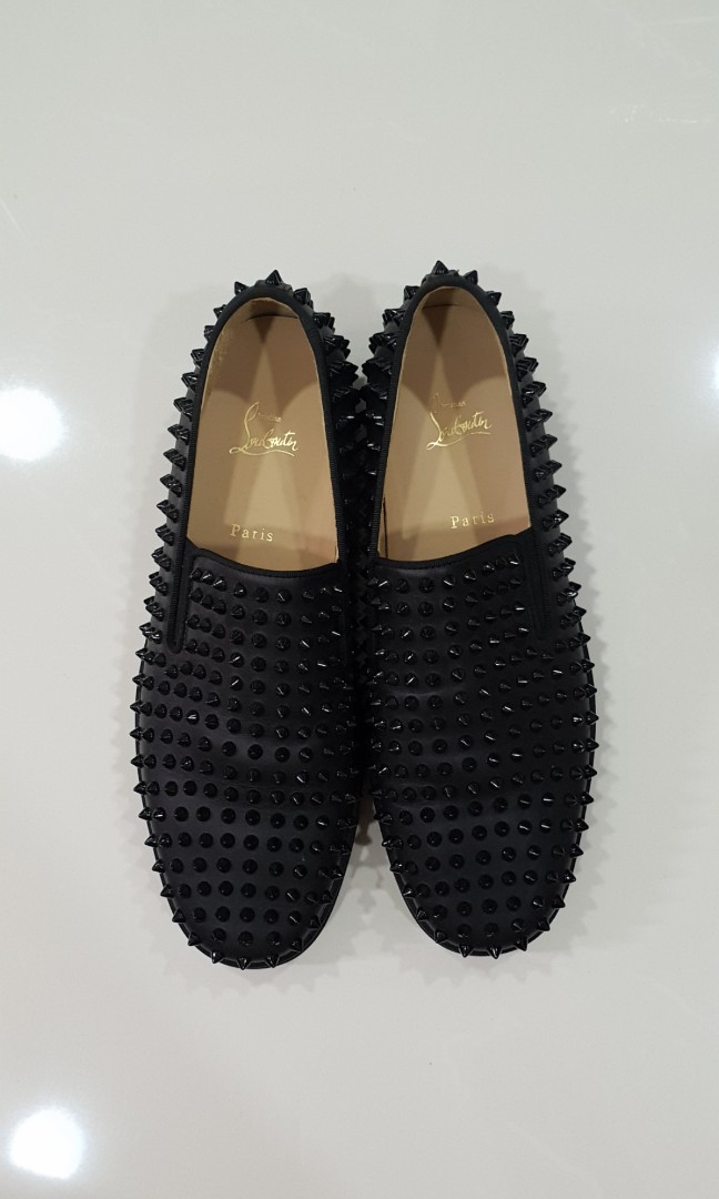 Christian louboutin roller outlet boat black