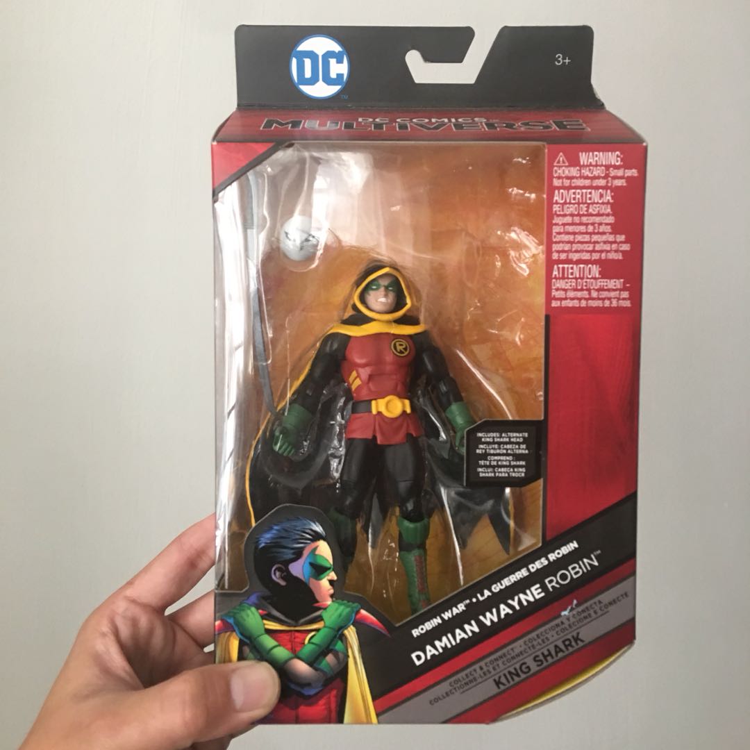 DC Multiverse Damian Wayne 6 inch figure Loose New King Shark read first