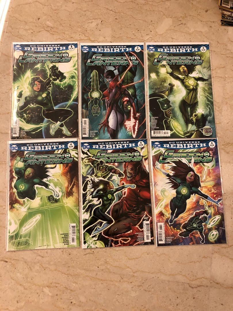 Dc Rebirth Green Lanterns 1 6 Books Stationery Comics Manga On Carousell