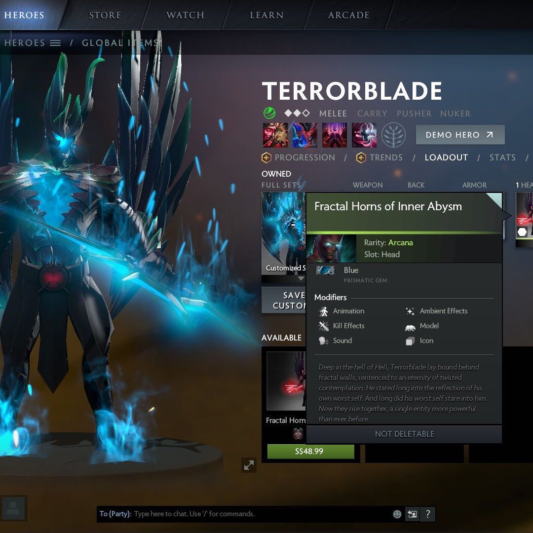 Dota 2 Arcanas Toys Games Video Gaming Video Games On Carousell