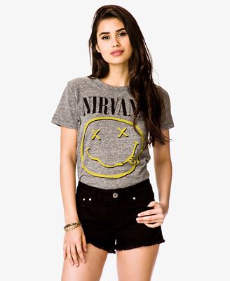 Nirvana shirt new arrivals forever 21