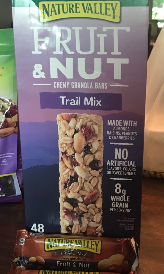 Healthysnacksfromusa Naturevalley Trailmix Nature Valley Fruit Nut Chewy Granola Bars Trail Mix Food Drinks Packaged Snacks On Carousell