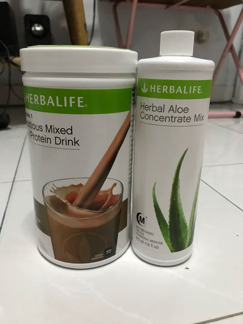 Herbalife formula 1 Shake ,Aloe concrete mix, Food & Drinks, Beverages