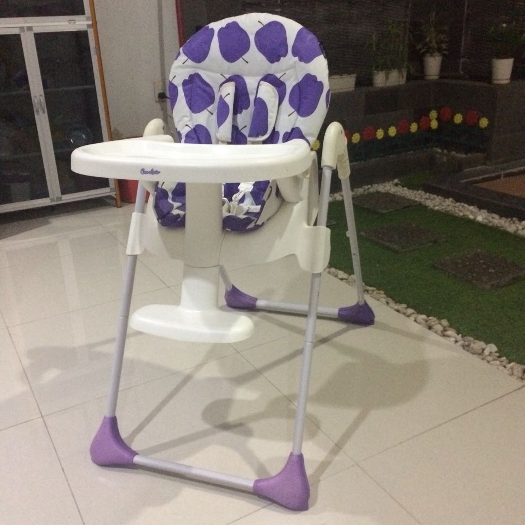 High Chair Cocolatte Cl 580 Motif Blue Apple Bayi Anak Lainnya Di Carousell