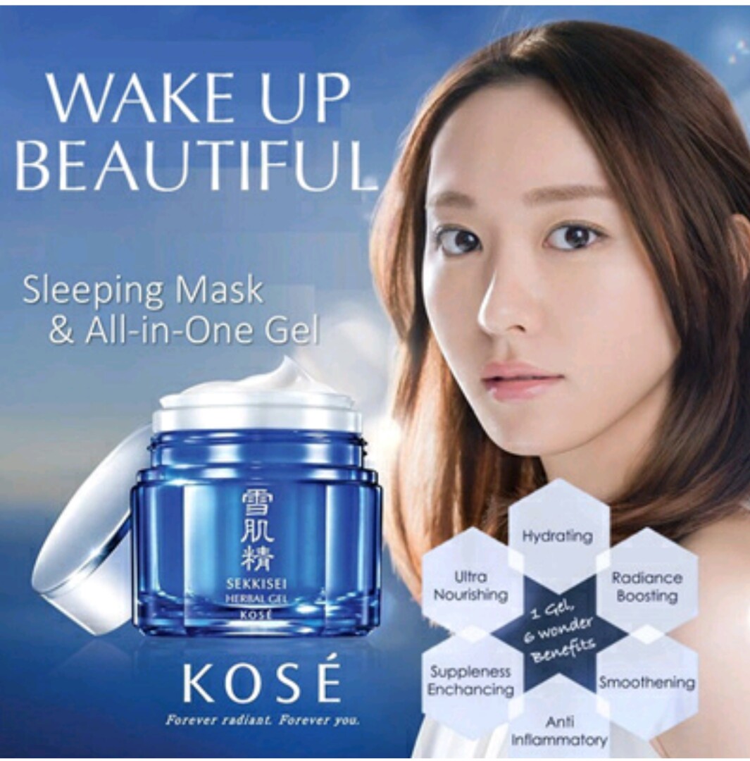 kose sekkisei herbal gel mask