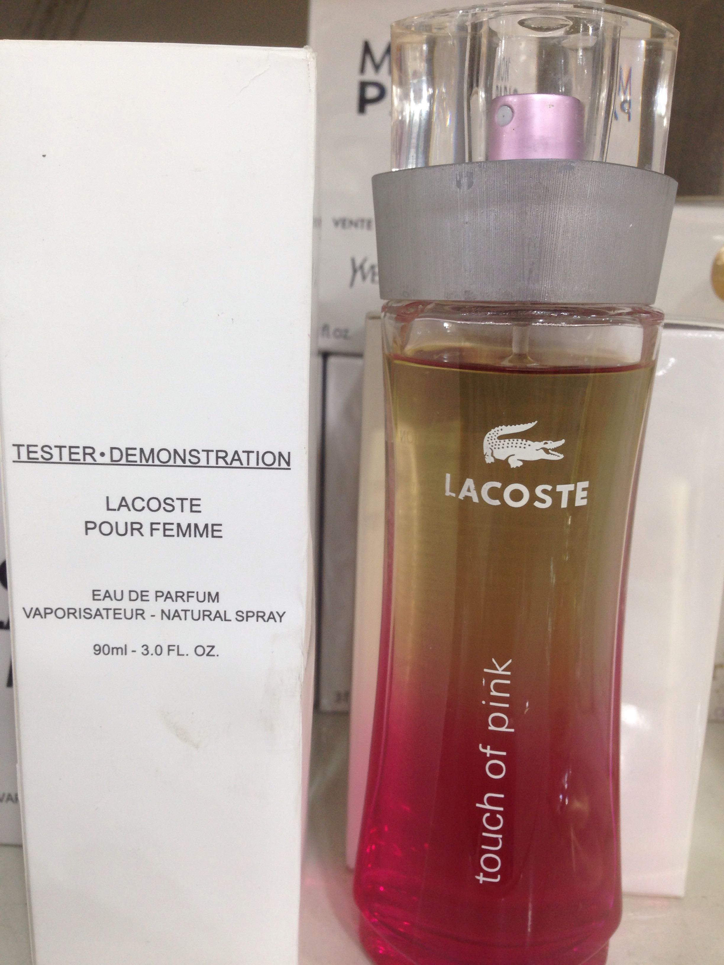 lacoste touch of pink tester