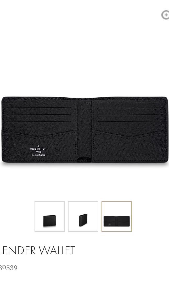 Louis Vuitton LV Men's Slender Wallet, Men's Fashion, Watches ...