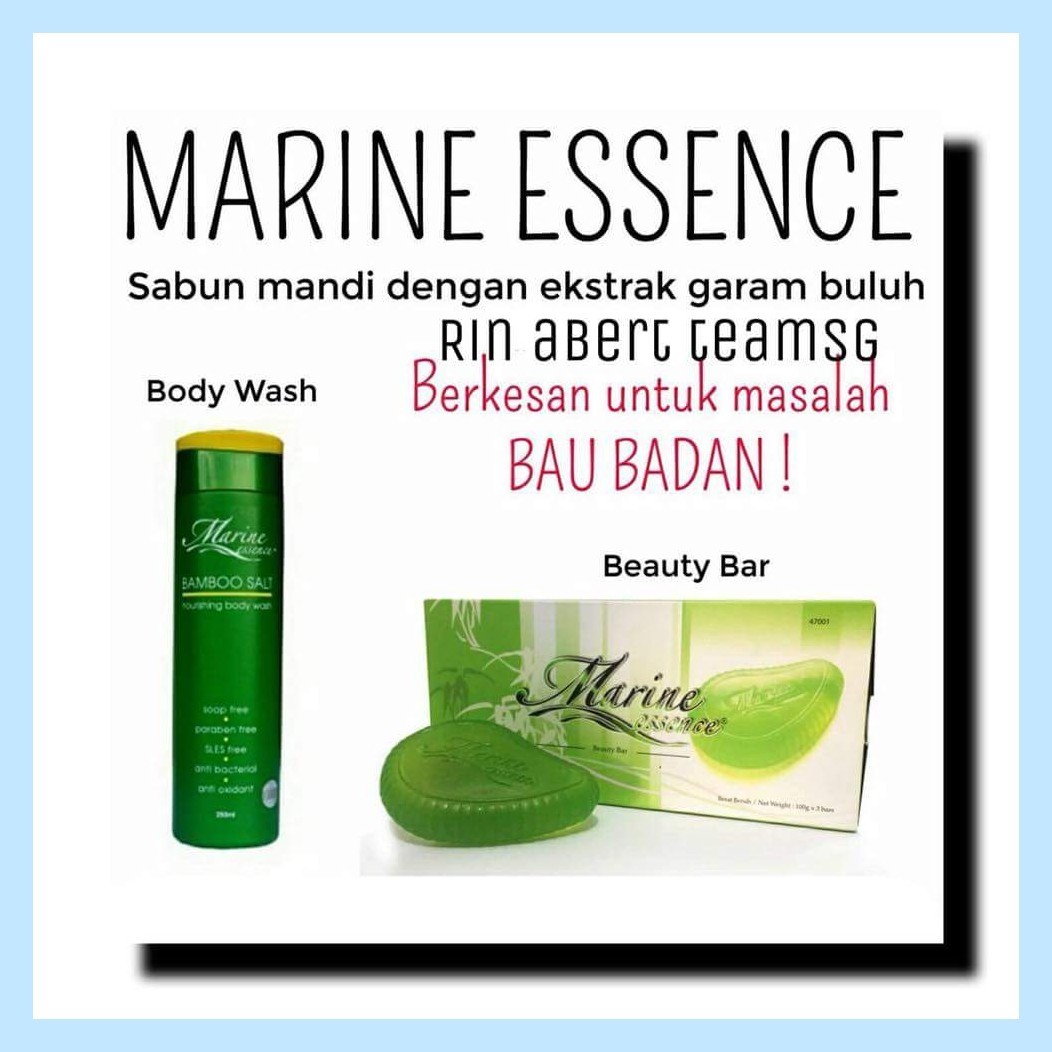 Marine Essence Bar Body Wash Health Beauty Bath Body On Carousell