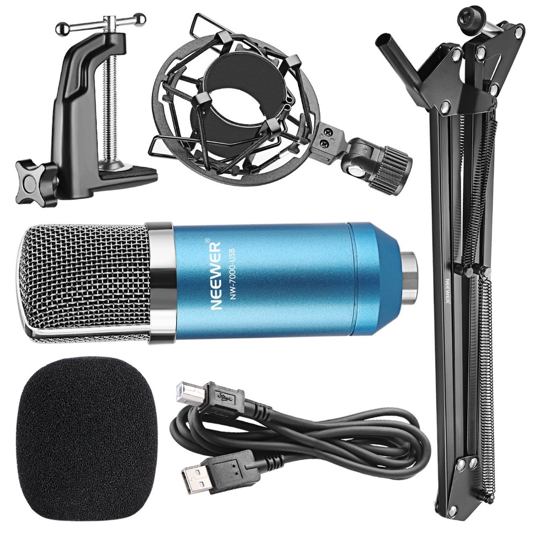Neewer NW7000 USB Professional Studio Condenser Microphone and NW35