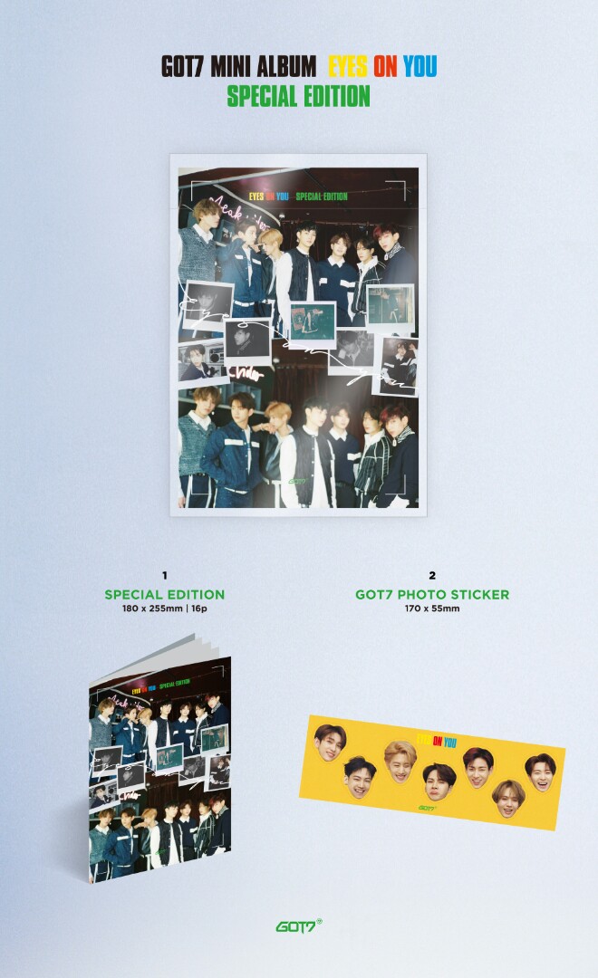 Yesasia Customer Reviews Got7 Mini Album Eyes On You Taiwan Version