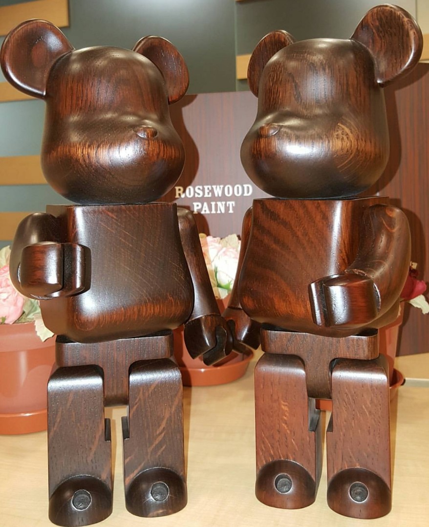 bearbrick wood