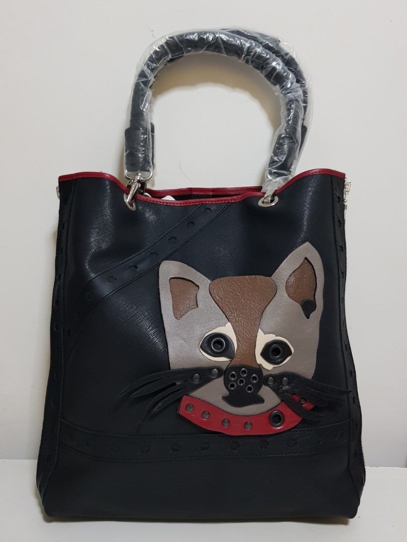 CLEARANCE RTP S 359 Barbara Rihl Cleo Cat Shopper Tote Bag Women s Fashion Bags Wallets Tote Bags on Carousell