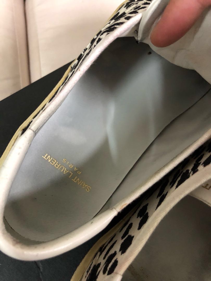 Saint Laurent SLP babycat baby cat sneakers size 42 skate shoe Men s Fashion Footwear Dress Shoes on Carousell