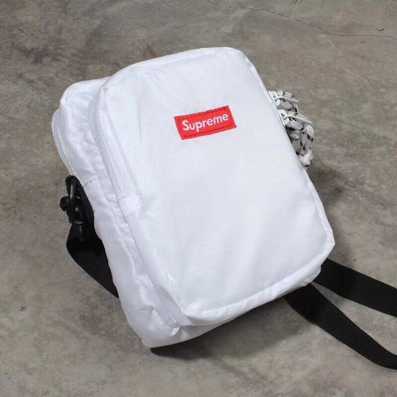 white supreme shoulder bag