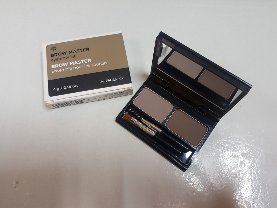 The Face Shop Brow Master Eyebrow Kit In Gray Brown Beauty Personal Care Face Makeup On Carousell