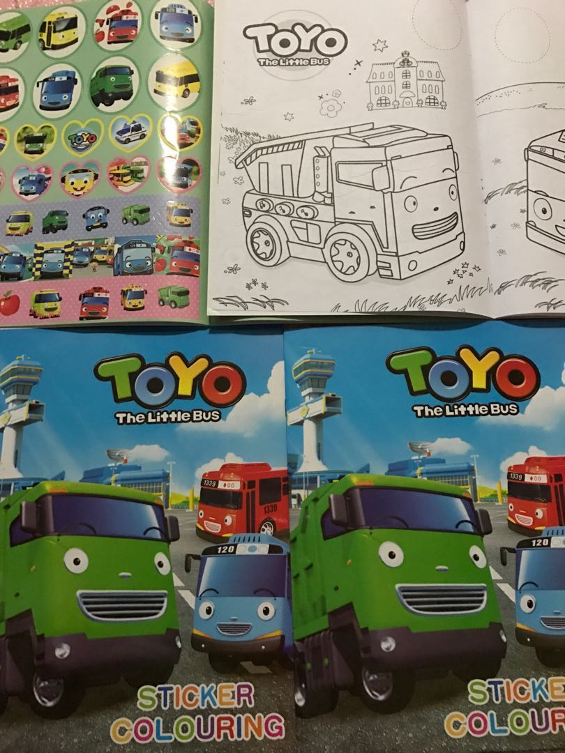 Update left 20books now Instock Tayo the little bus Coloring ...