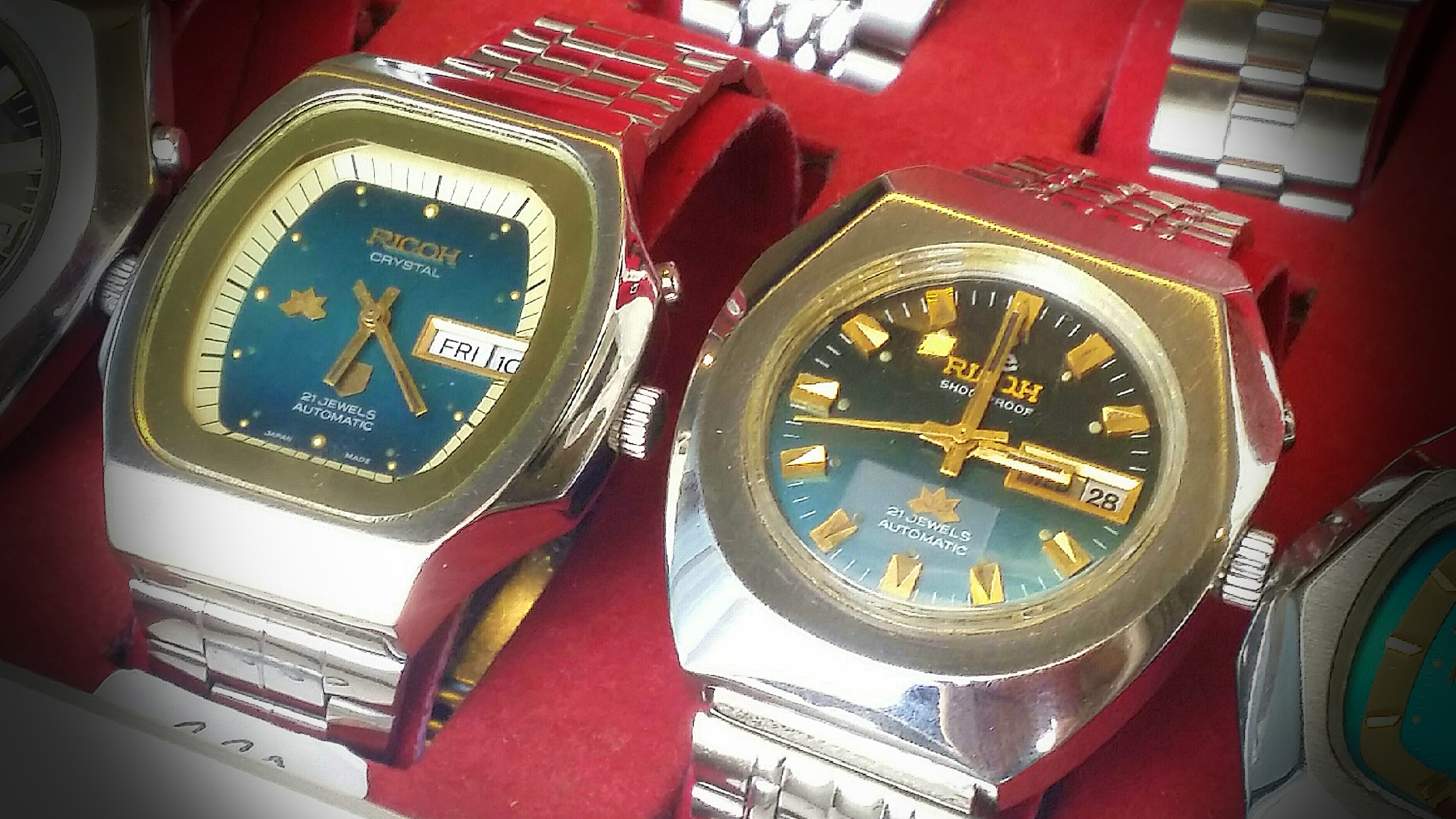Ricoh crystal 21 jewels automatic sales