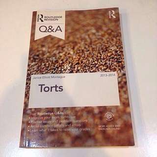 Tort Law Q&A Book