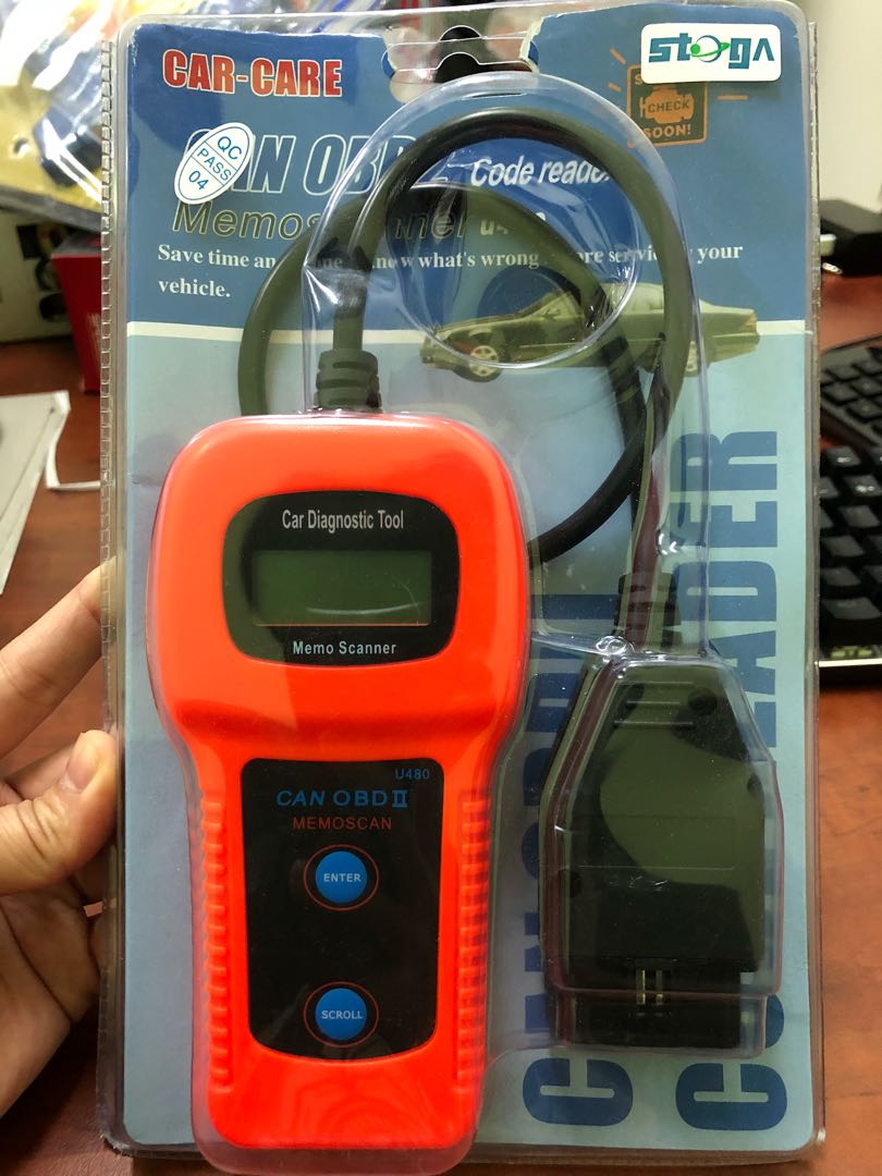 3 U480 OBDII Check Engine Auto Scanner Trouble Code Reader, Mobile