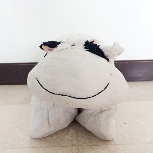 50 Off Pillow Pets Cozy Cow Plush Toys Games Other Toys On