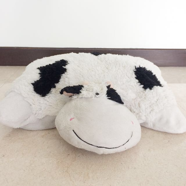 50 Off Pillow Pets Cozy Cow Plush Toys Games Other Toys On