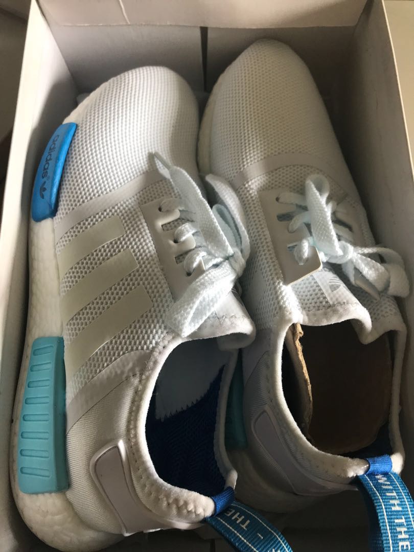 Nmd r1 blue glow hot sale