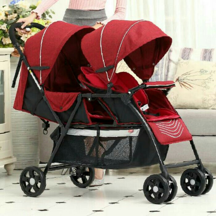 Baby S Only T2 Tandem Stroller Twin Baby Twin Stroller Bayi Anak Kereta Kursi Goyang Gendongan Bayi Di Carousell