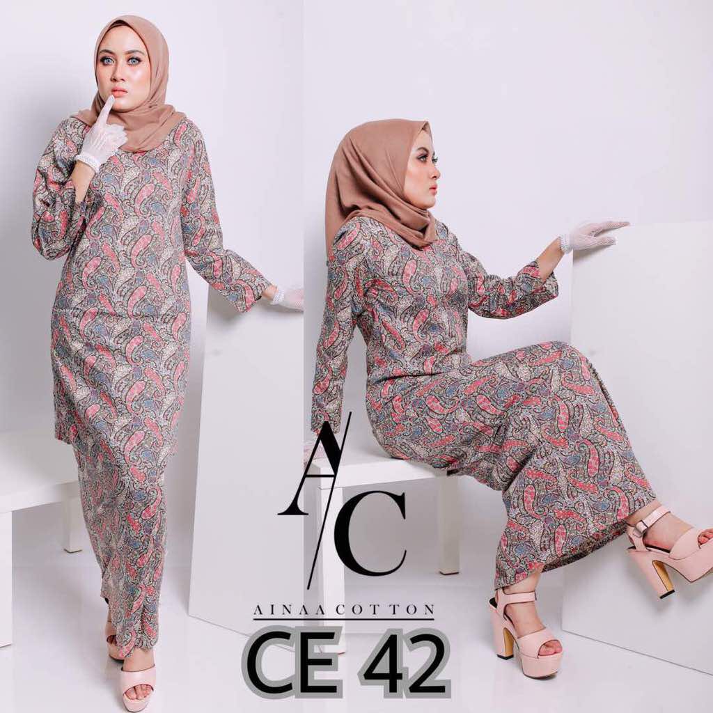 Paling Keren Baju Kurung Moden Bunga Kecil Little One Scandles