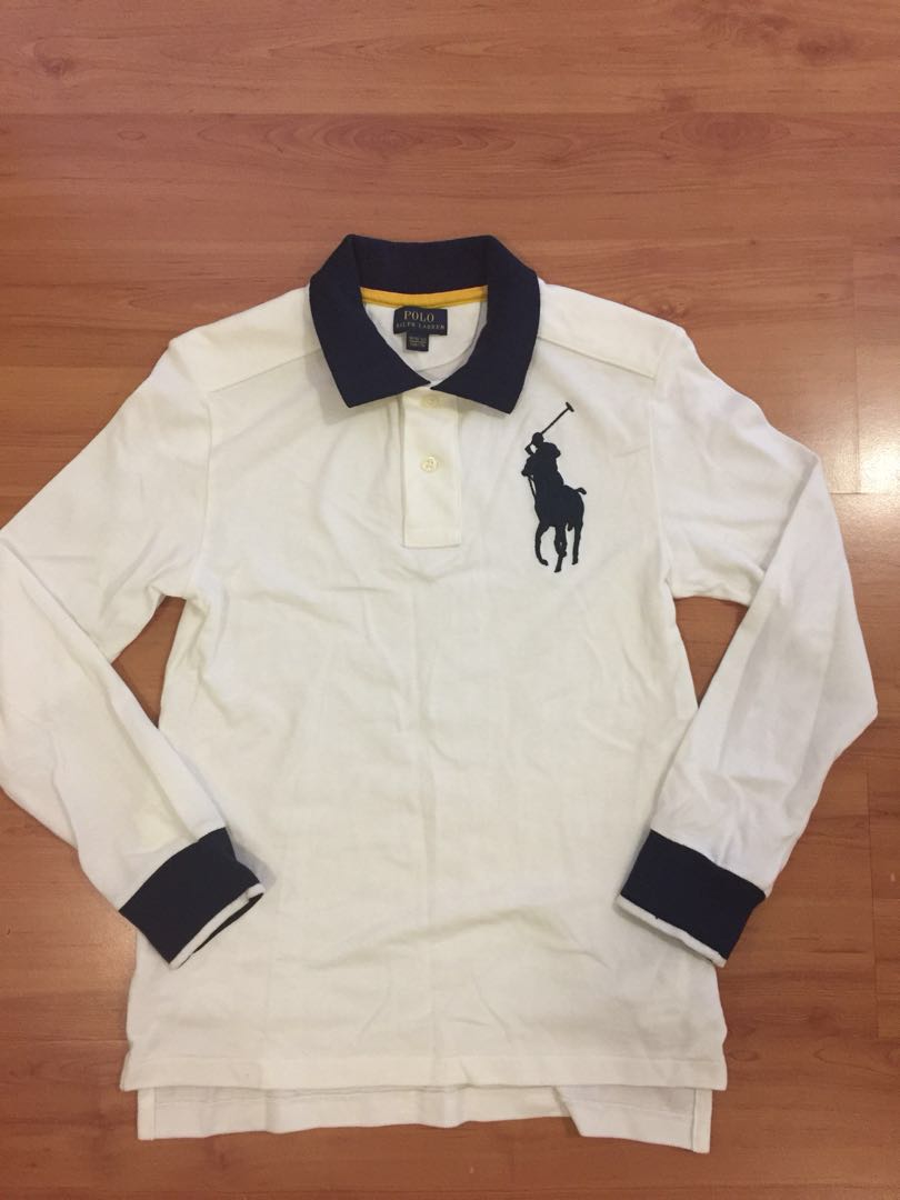 childrens ralph lauren long sleeve polo