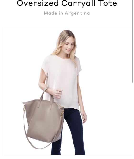 Brand New Cuyana Oversized Tote Bag Women s Fashion Bags Wallets Tote Bags on Carousell