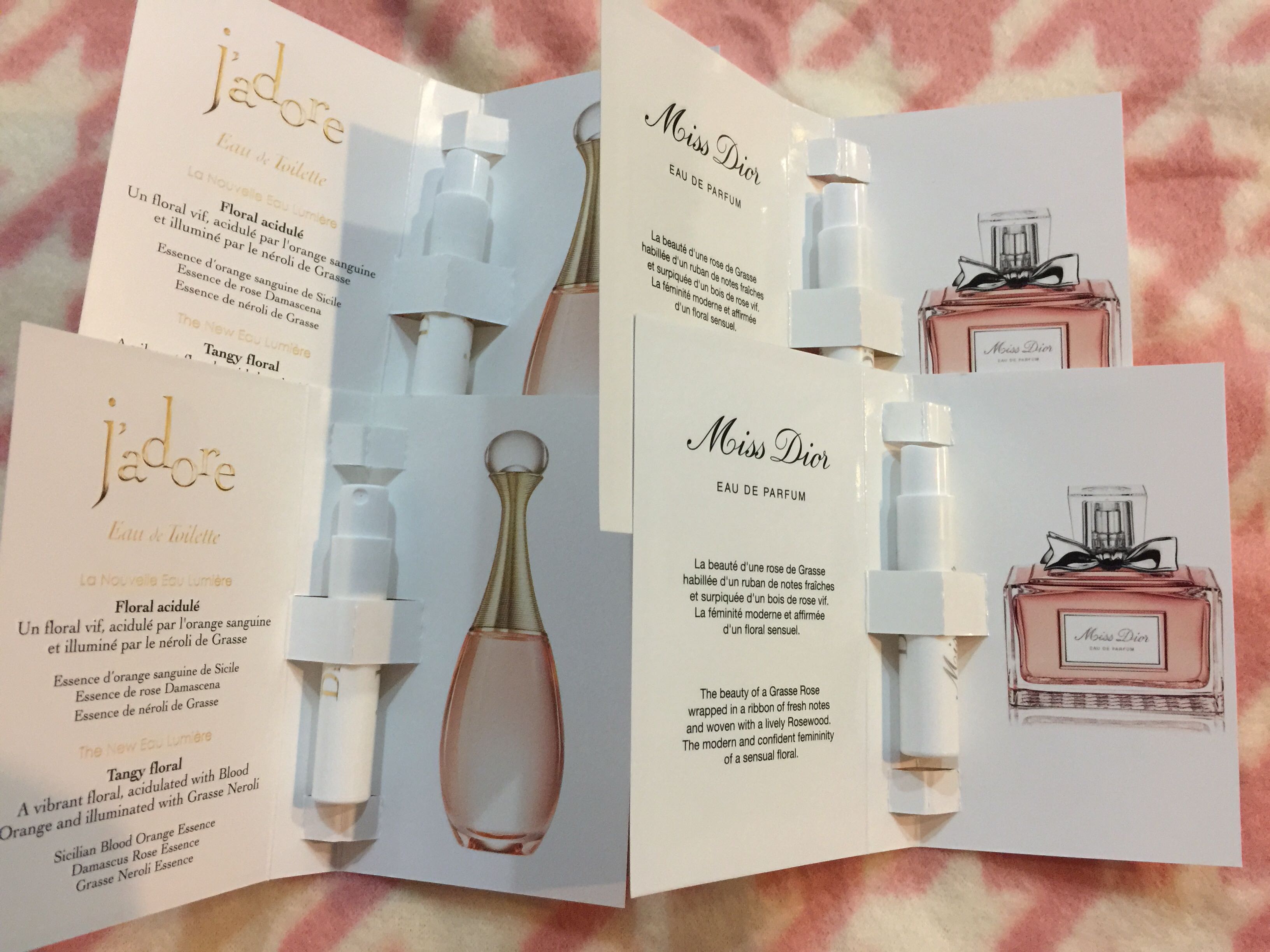 miss dior perfume sample
