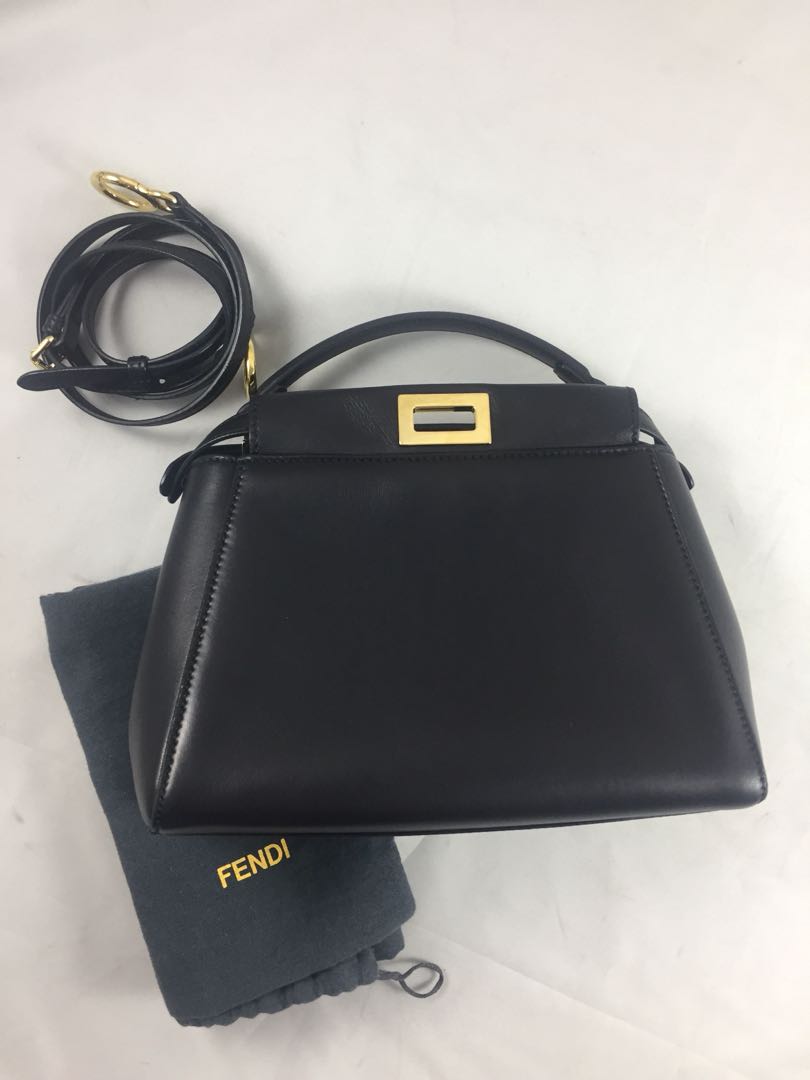 Fendi peekaboo mini 2025 black