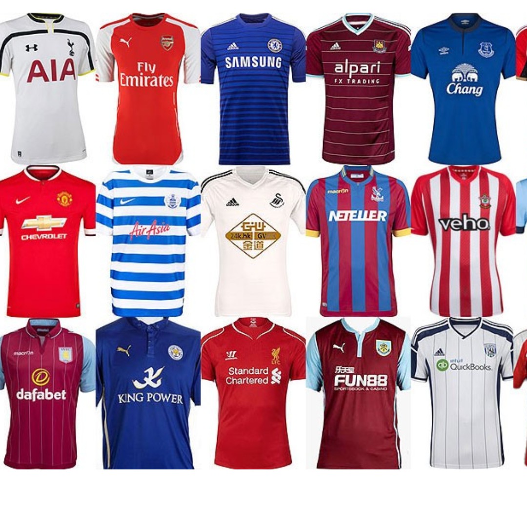 english football jerseys