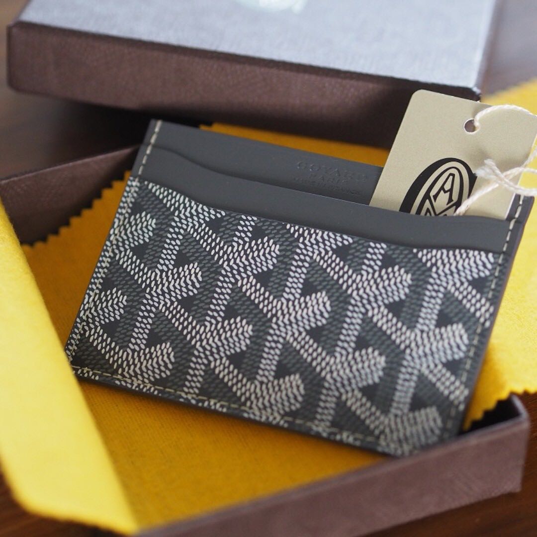WTS Brand New Maison Goyard St-Sulpice Card Wallet/Card Holder - Grey/Gray
