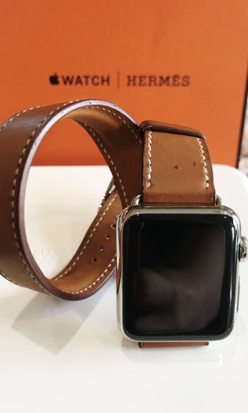 Hermes Apple Watch Seri 1 Full Set No Rec Women S Fashion Women S Watches On Carousell