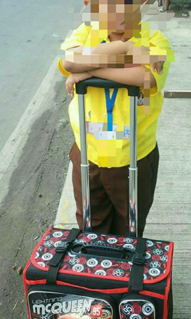 lightning mcqueen trolley bag