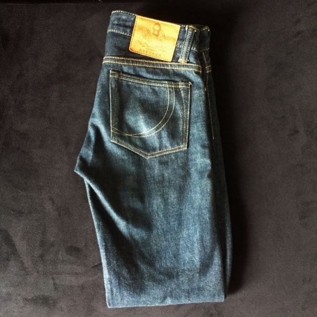 Momotaro Jeans X Japan Blue Denim Fesyen Pria Pakaian On Carousell Momotaro Jeans X Japan Blue Denim Fesyen Pria Pakaian On Carousell