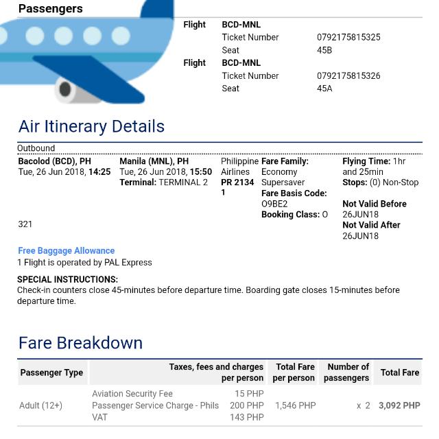 baggage price pal