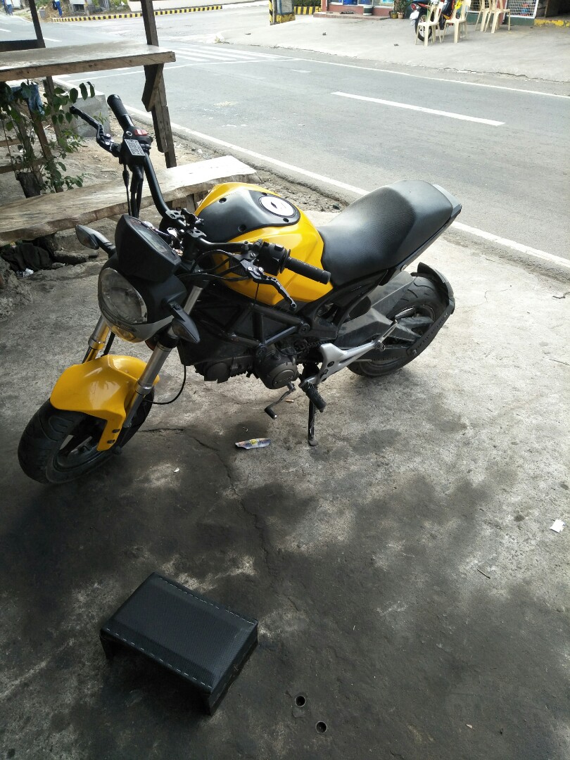 rusi mojo 110 customized
