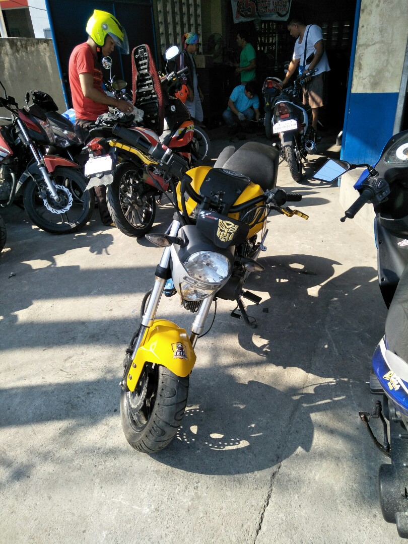 rusi mojo 110 customized