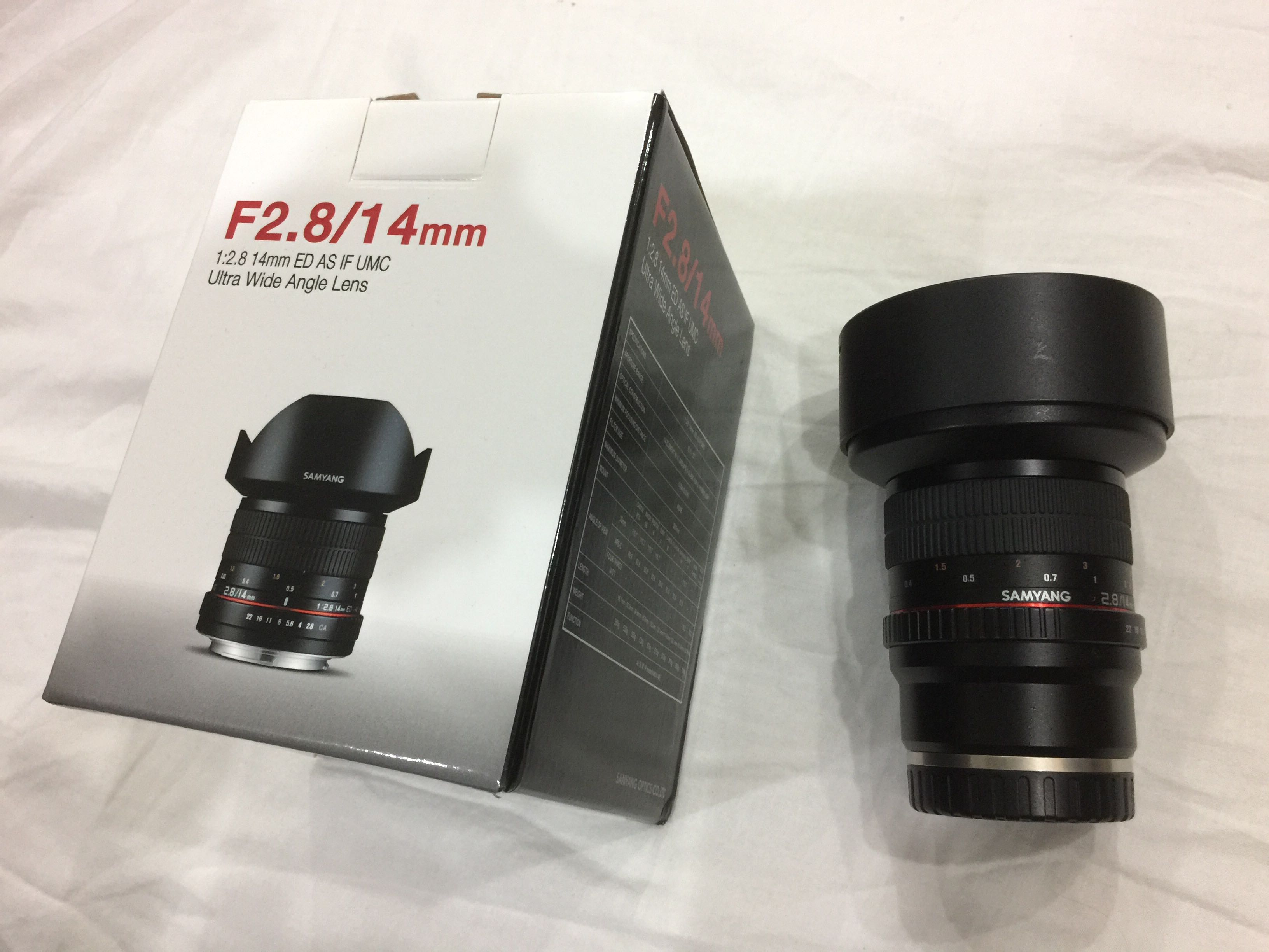 Samyang 14mm F2 8 Ed As If Umc Lens For Sony E Mount Photography On Carousell