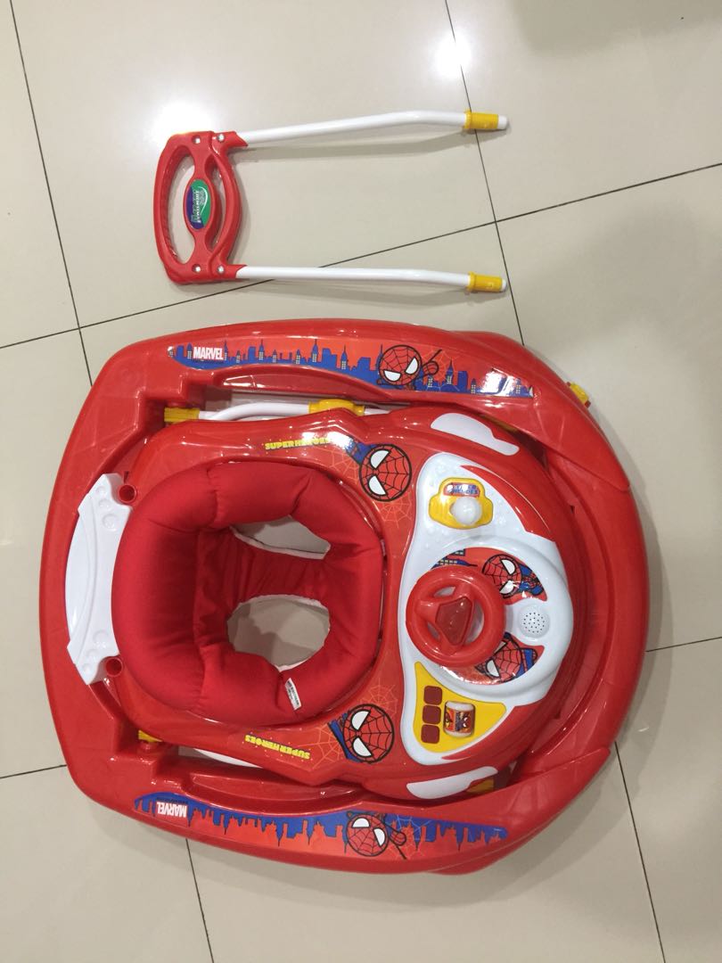 Spiderman hotsell baby walker