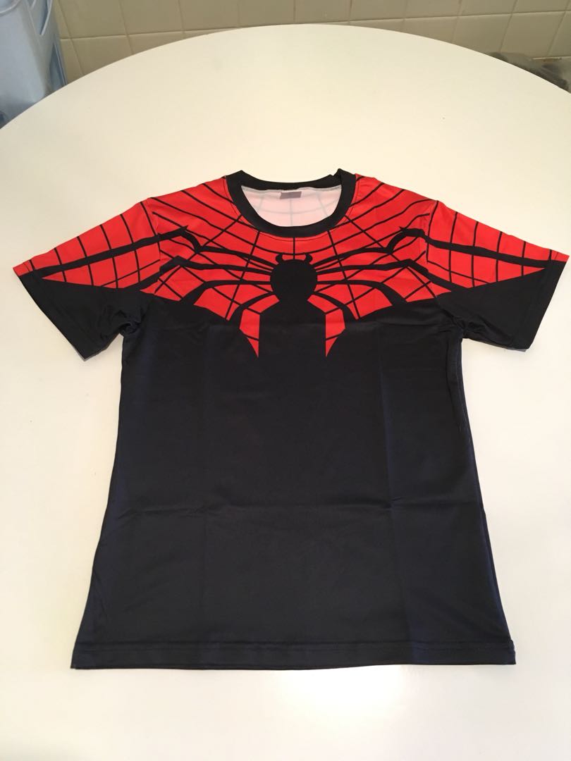 spiderman spandex shirt